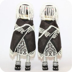 Black White Bride Dolls