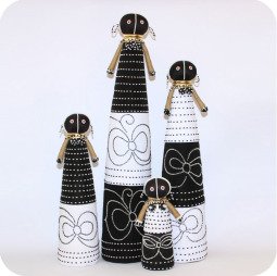 Black & White Ceremonial Dolls